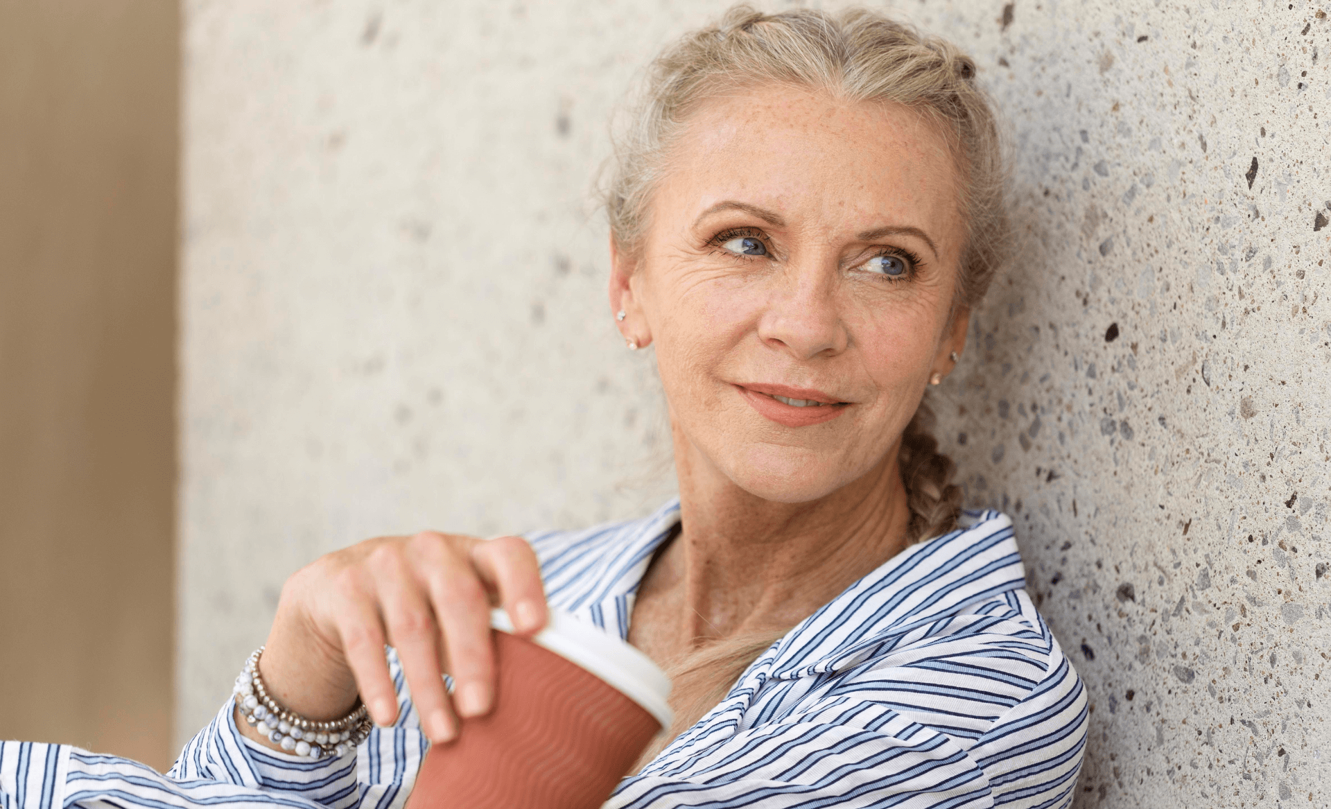 old woman, anxiety survivor